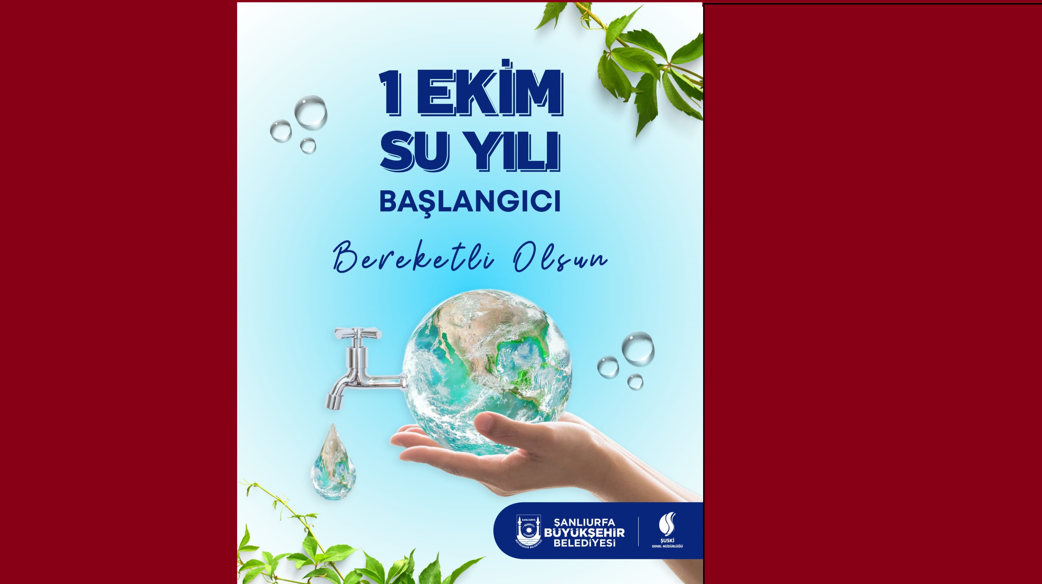 1 EKİM SU YILI BAŞLANGICI